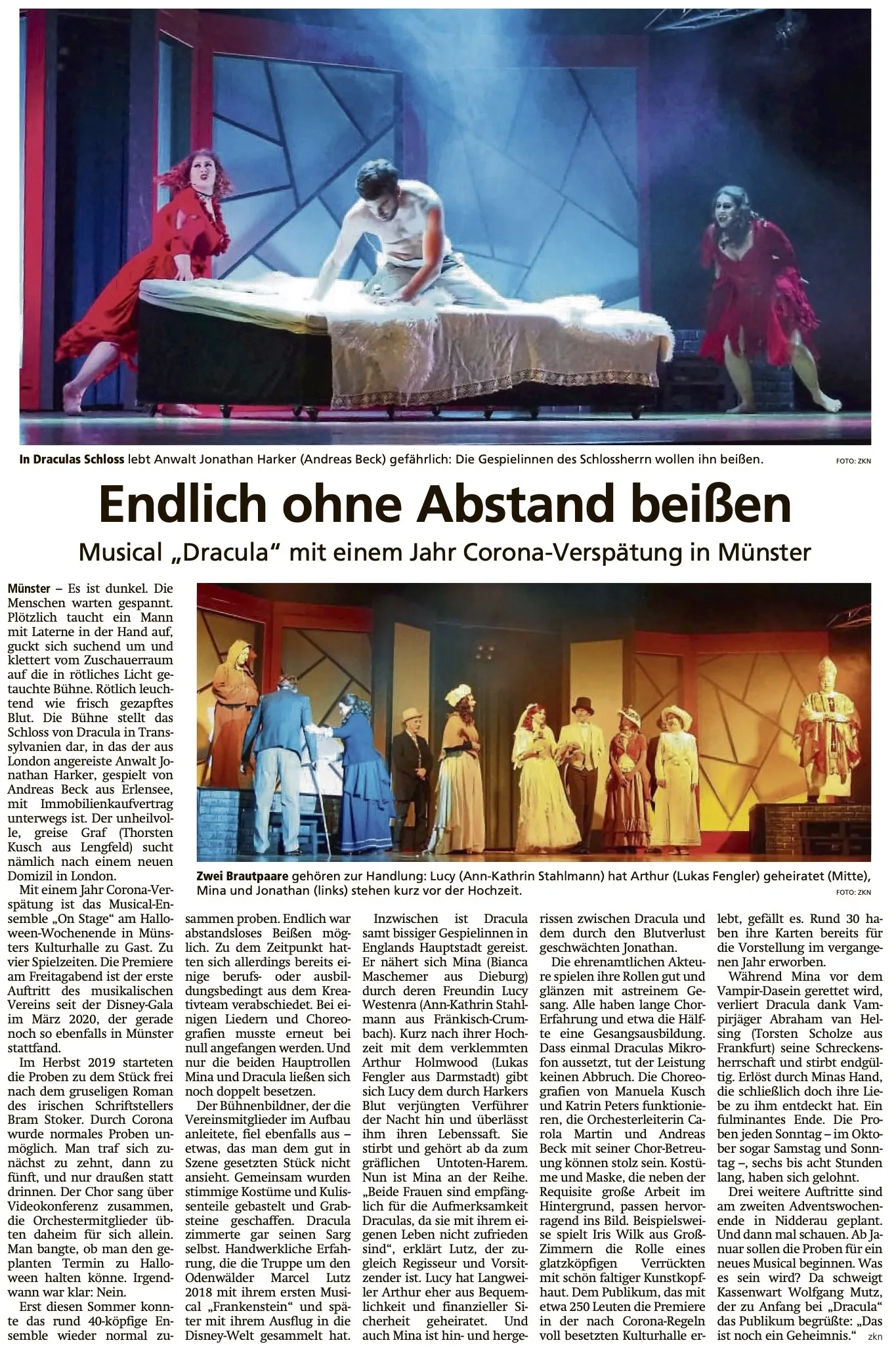 Dracula Artikel: Offenbach Post vom 01.11.2021